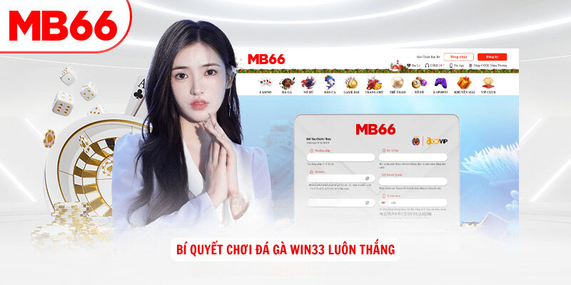 Bí quyết chơi đá gà win33 luôn thắng