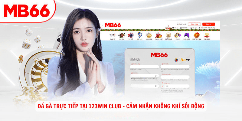 Đá gà trực tiếp tại 123win club - Cảm nhận không khí sôi động